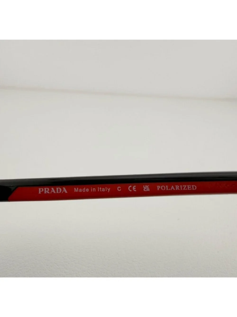 Prada SPS50YS 19G 02G Sunglasses Black Red Aviator 62 16 145 3P READ